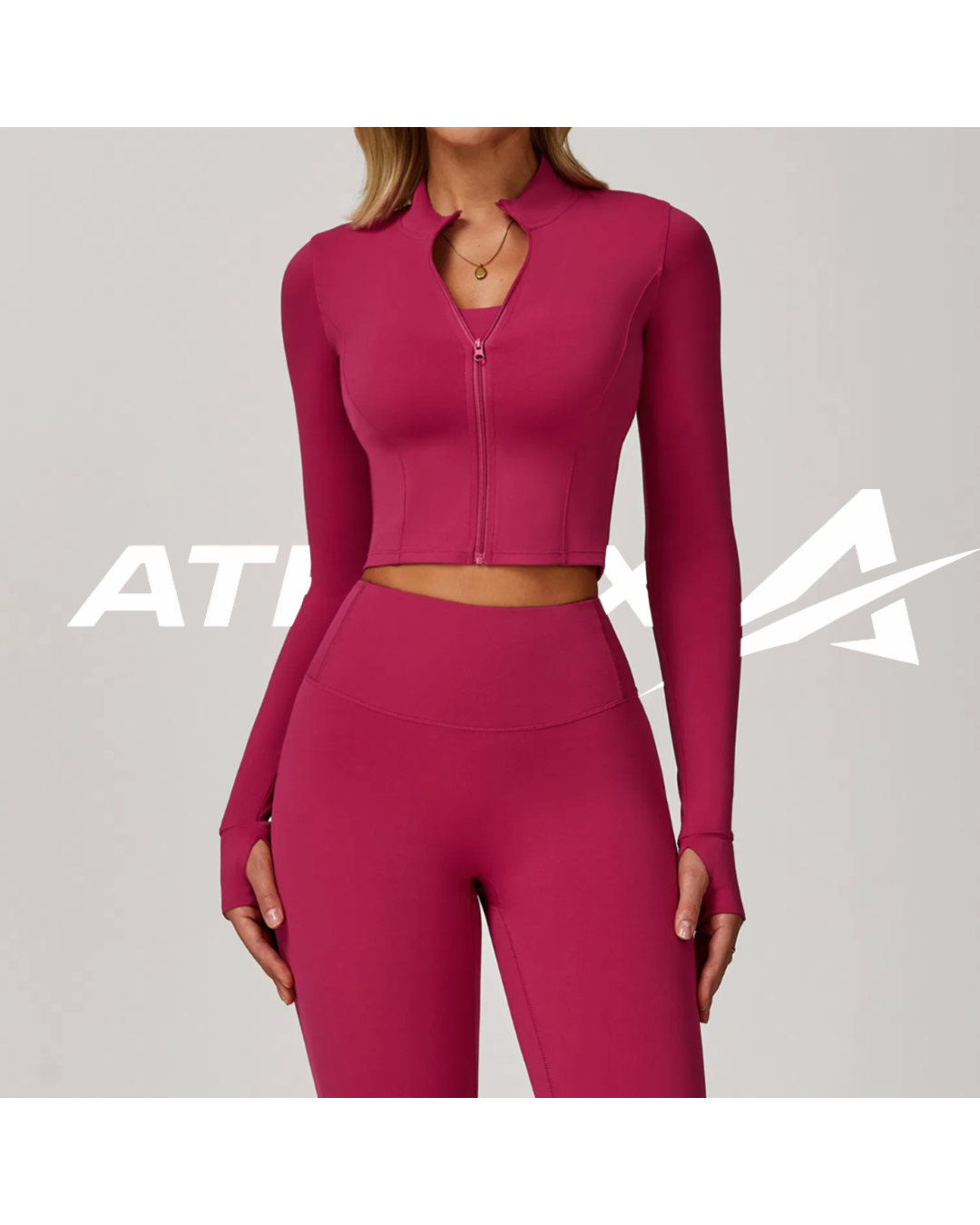 ATHLEX Core Zip Long Sleeve